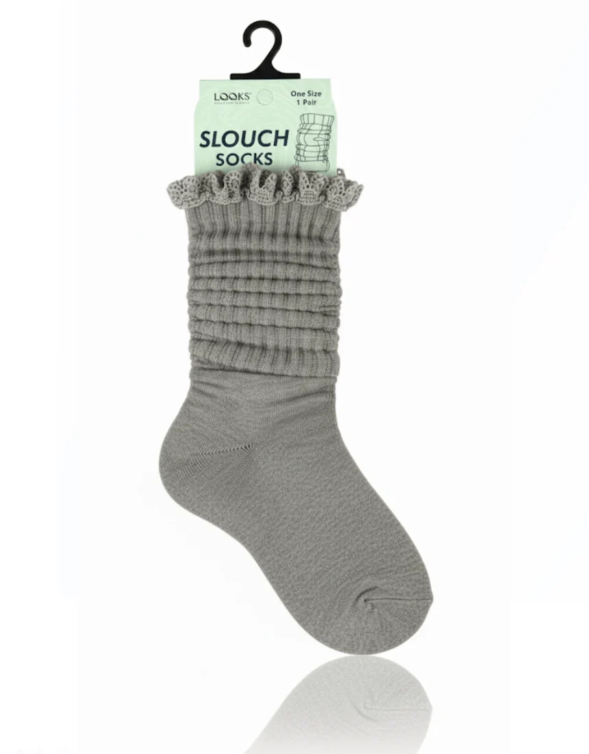 LQQKS Adult Lace Slouch Socks - Image 4