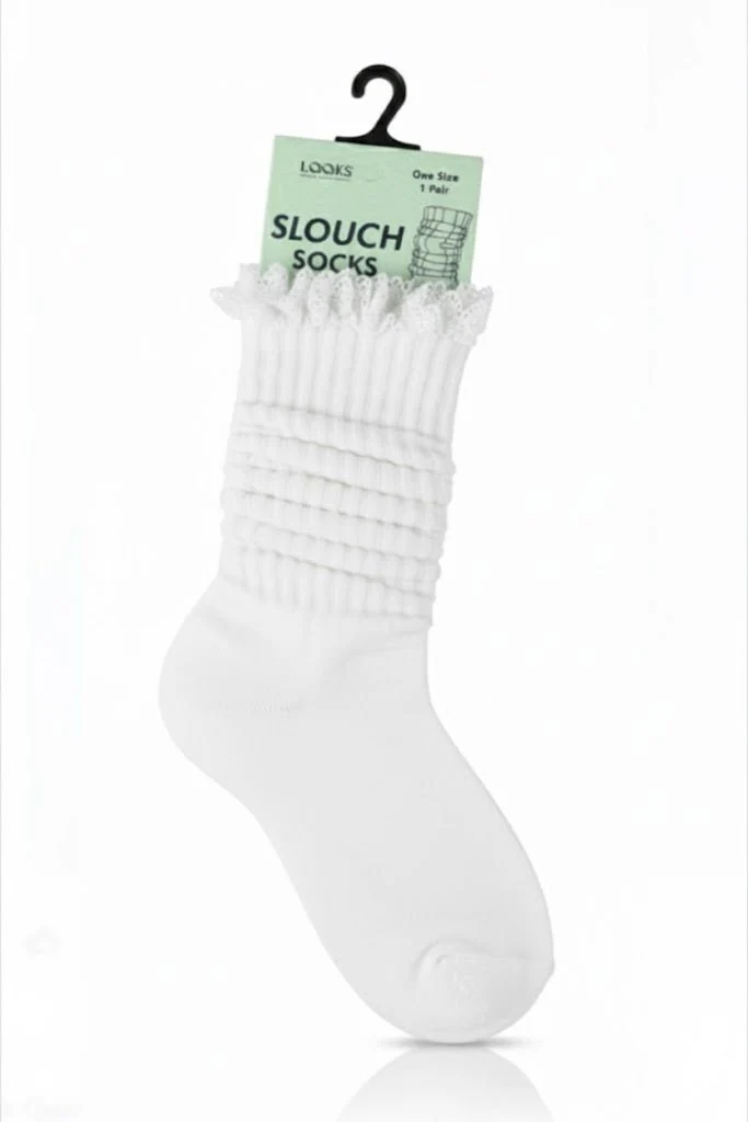 LQQKS Adult Lace Slouch Socks - Image 9
