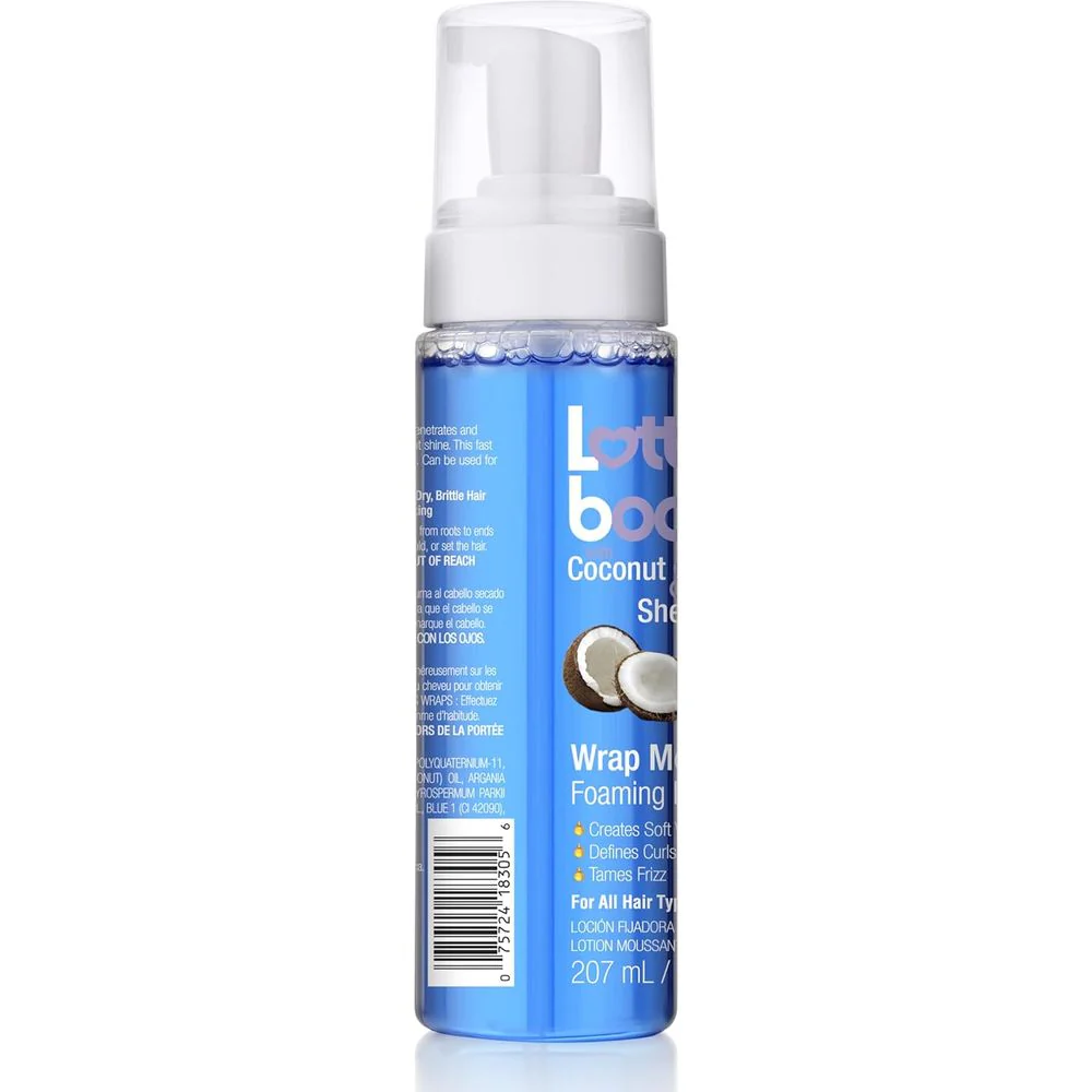 Lottabody Wrap Me Foaming Curl Mousse - Coconut Oil Shea 7 Oz - Image 3