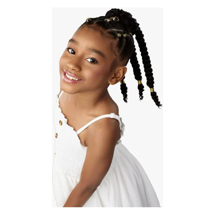 Sensationnel Lulu Pony Mini Synthetic Kids Ponytail - Cotton Candy - Image 2