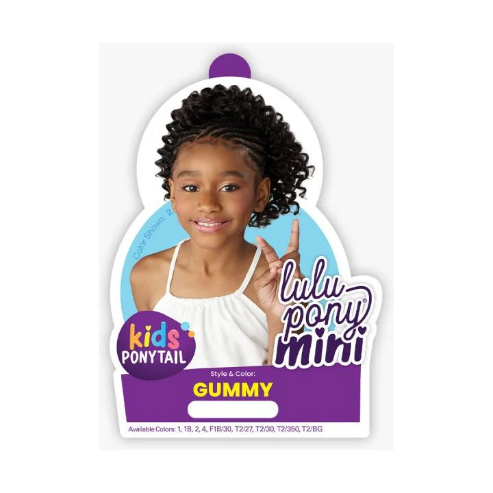 Sensationnel Lulu Pony Mini Synthetic Kids Ponytail - Gummy - Image 5