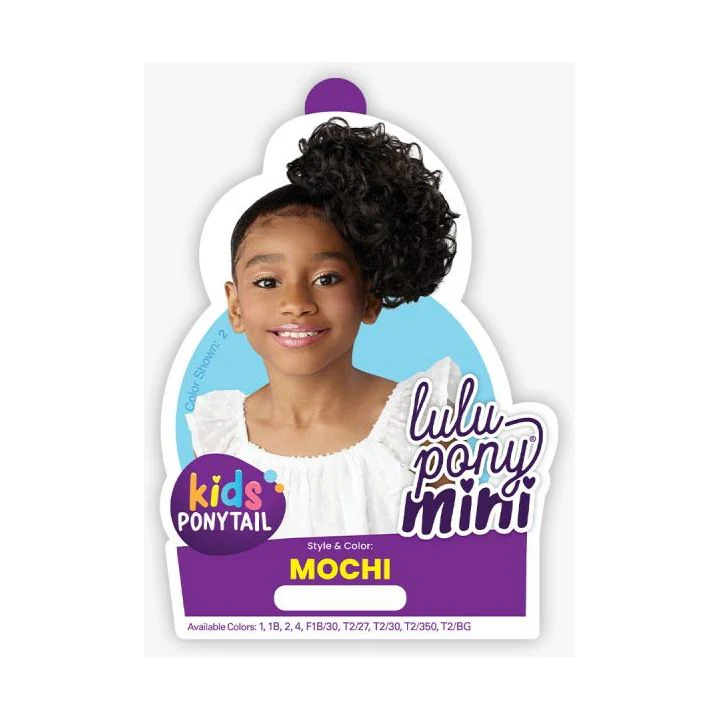 Sensationnel Lulu Pony Mini Synthetic Kids Ponytail - Mochi - Image 5