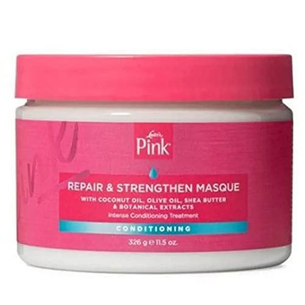 Luster’s Pink Hair Masques – Hydrate & Repair 11.5oz - Image 2