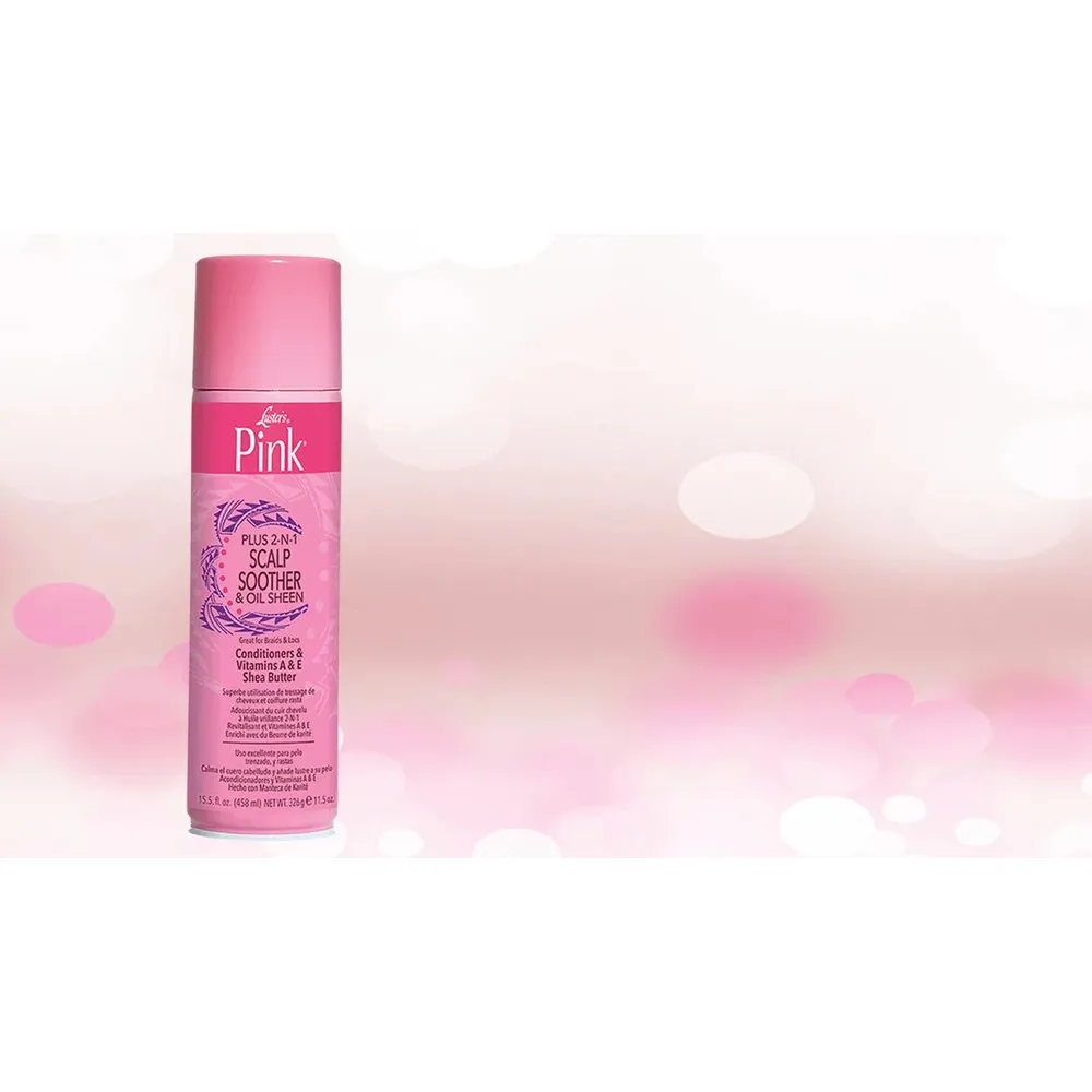Luster's Pink Plus โ Scalp Soother & Oil Sheen Spray โ 9.5 oz & 15.5 oz
