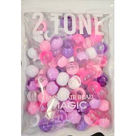 Magic Collection 16mm 2-Tone Hair Beads - Image 2