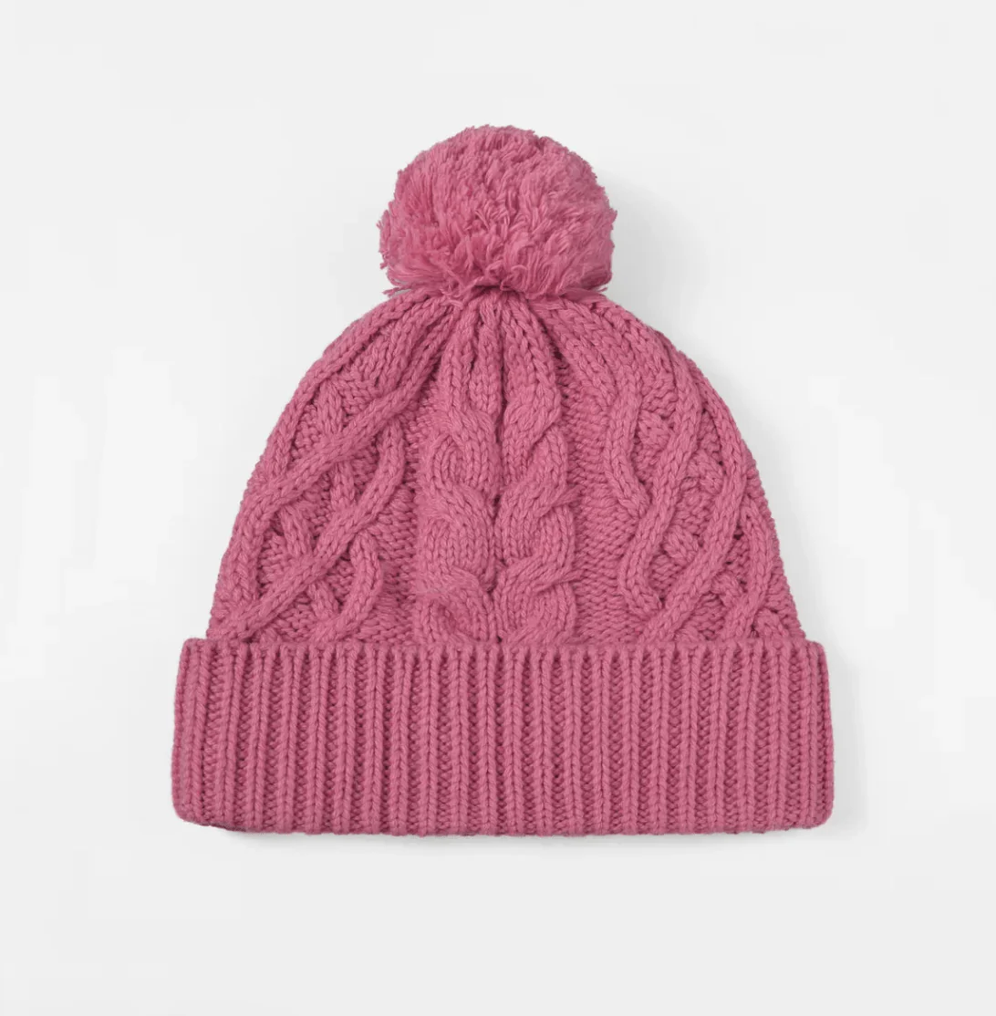 Magic Collection Cable Knit Pom Pom Beanie - Assorted - Image 6