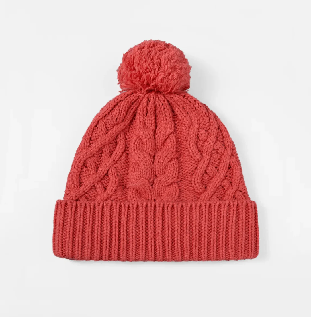 Magic Collection Cable Knit Pom Pom Beanie - Assorted - Image 7