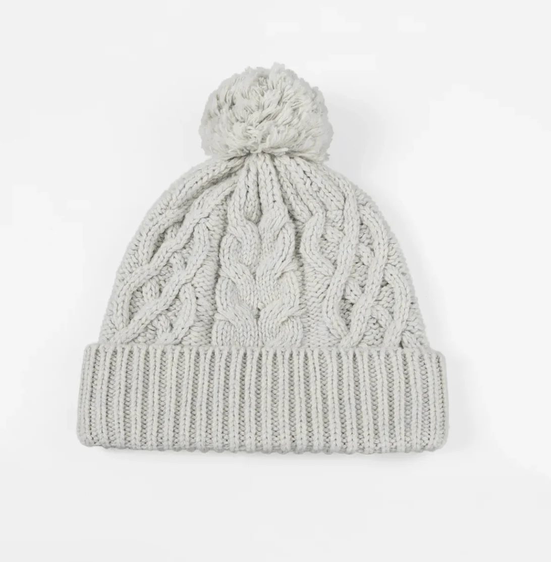 Magic Collection Cable Knit Pom Pom Beanie - Assorted - Image 8