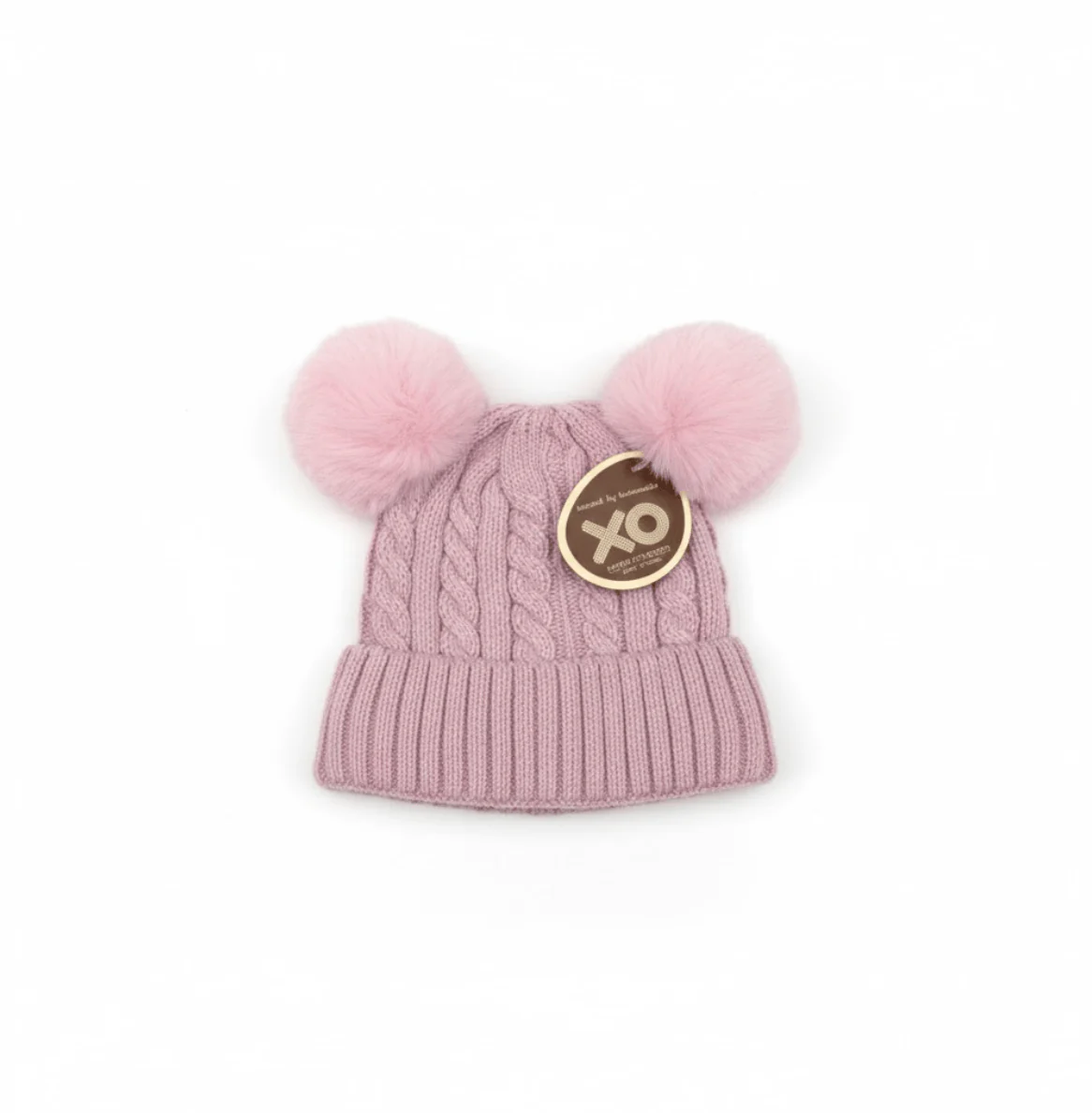 Magic Collection Kids Cable Knit 2 Pom Beanie - Assorted - Image 8
