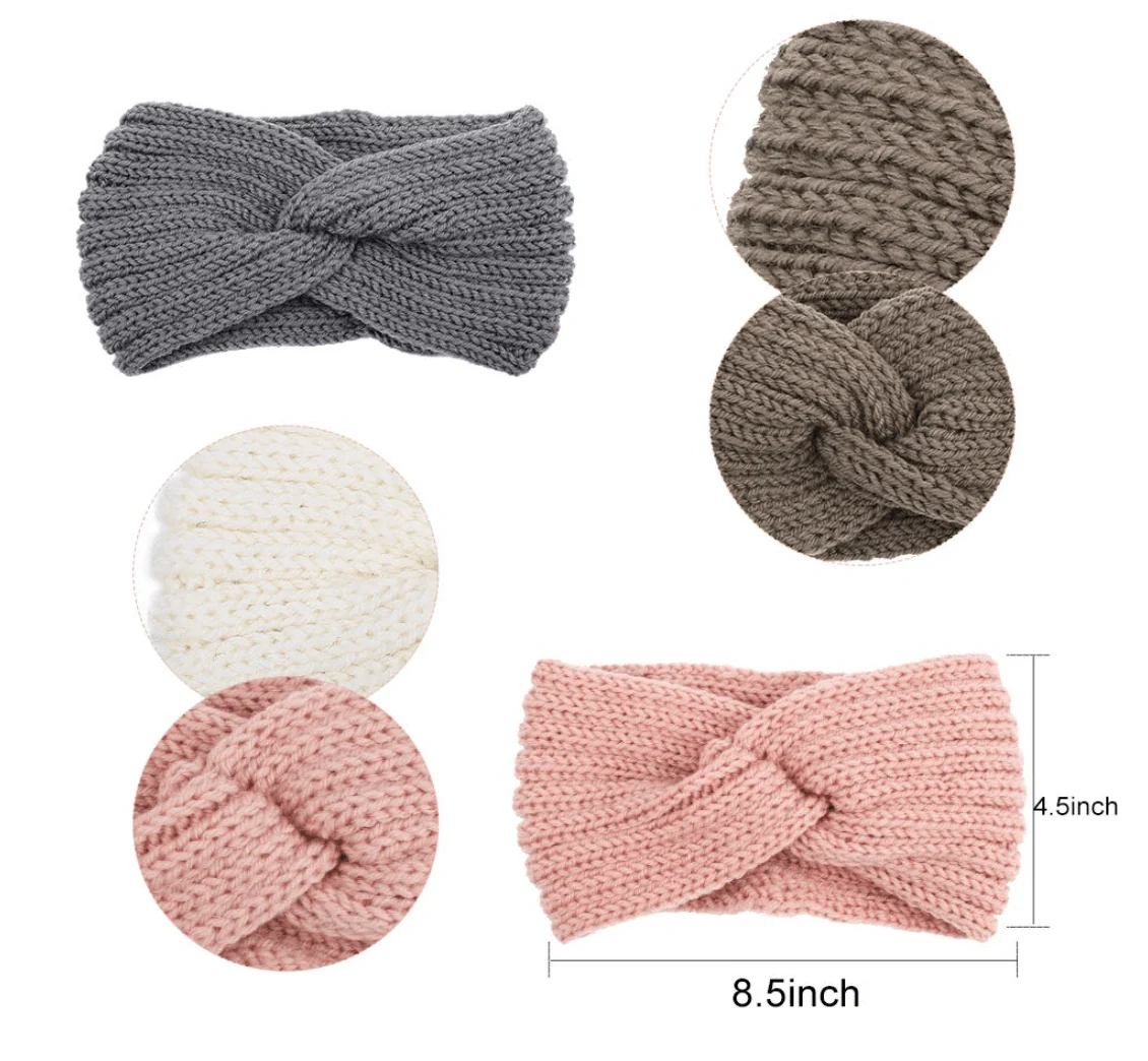 Magic Collection Knit Wide Winter Headband - Image 3