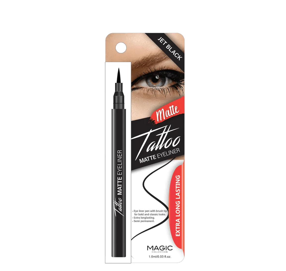 Magic Collection Matte Tattoo Eyeliner Pen - Jet Black
