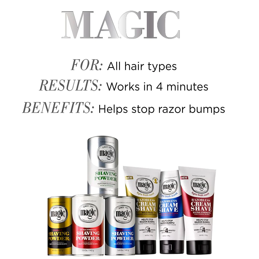 Magic Hair Removal Cream –Razor-Free Bald Head Maintenance 6 oz - Image 5