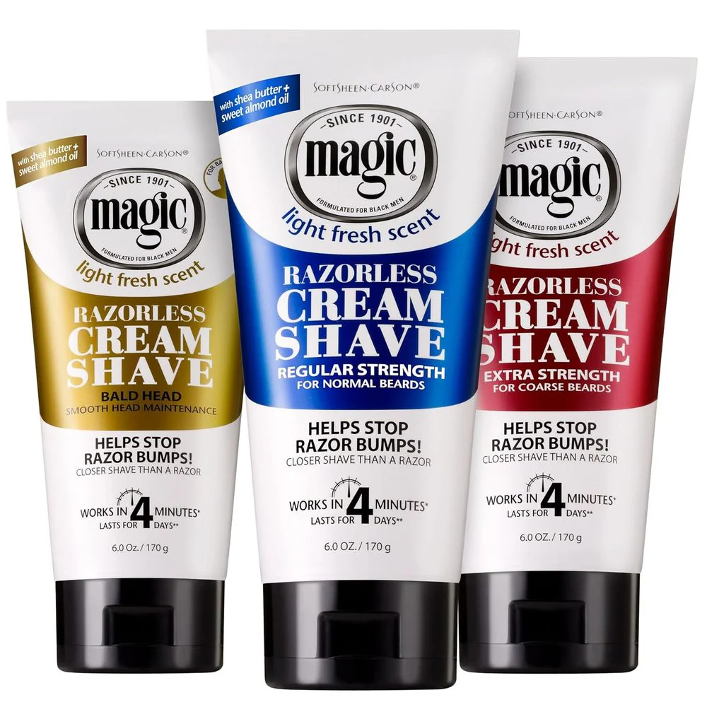 Magic Hair Removal Cream – Tough on Coarse Beards, Gentle on Skin 6 oz - Image 4