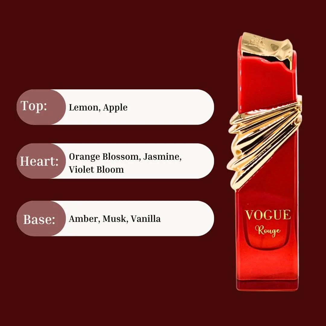Maison Alhambra Vogue Rouge Eau De Parfum Spray – 3.4oz - Image 5