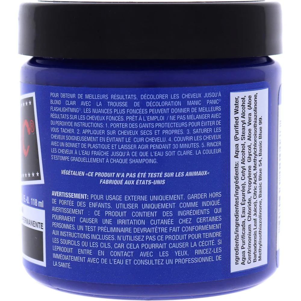 Manic Panic Creamtone Semi Permanent Hair Dye - Bad Boy Blue 4oz - Image 2