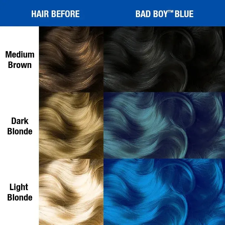 Manic Panic Creamtone Semi Permanent Hair Dye - Bad Boy Blue 4oz - Image 4