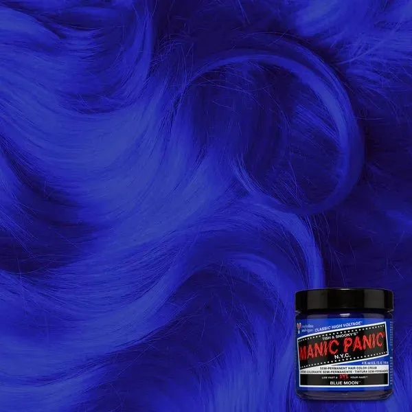 Manic Panic Creamtone Semi Permanent Hair Dye - Blue Moon 4oz - Image 2