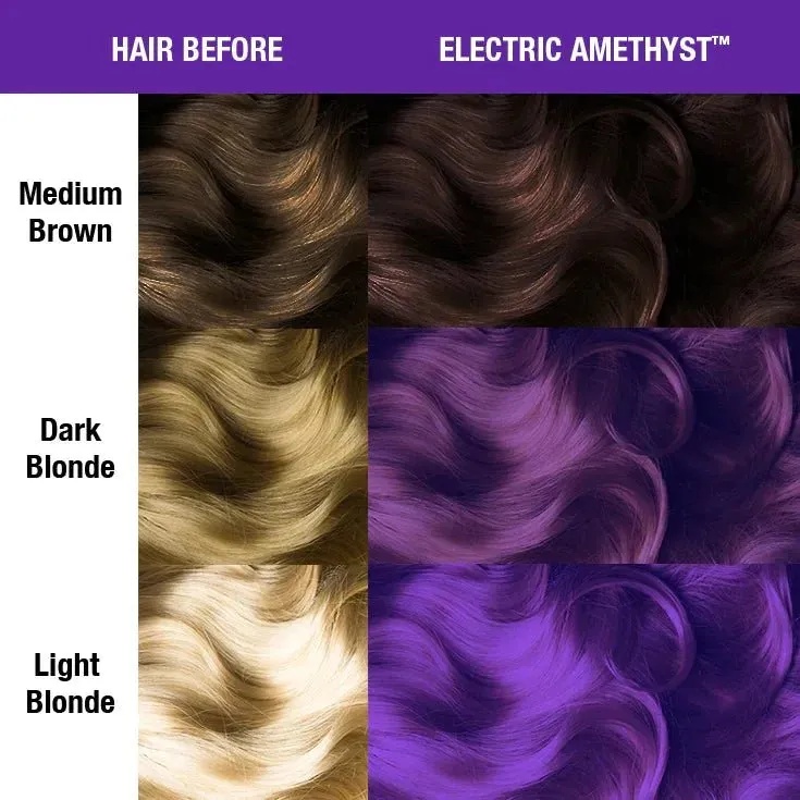 Manic Panic Creamtone Semi Permanent Hair Dye - Electric Amethyst 4oz - Image 3