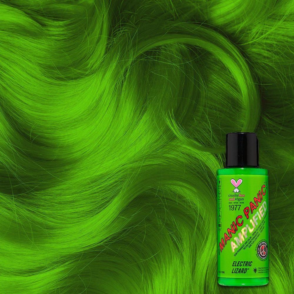 Manic Panic Creamtone Semi Permanent Hair Dye - Electric Lizard 4oz - Image 2