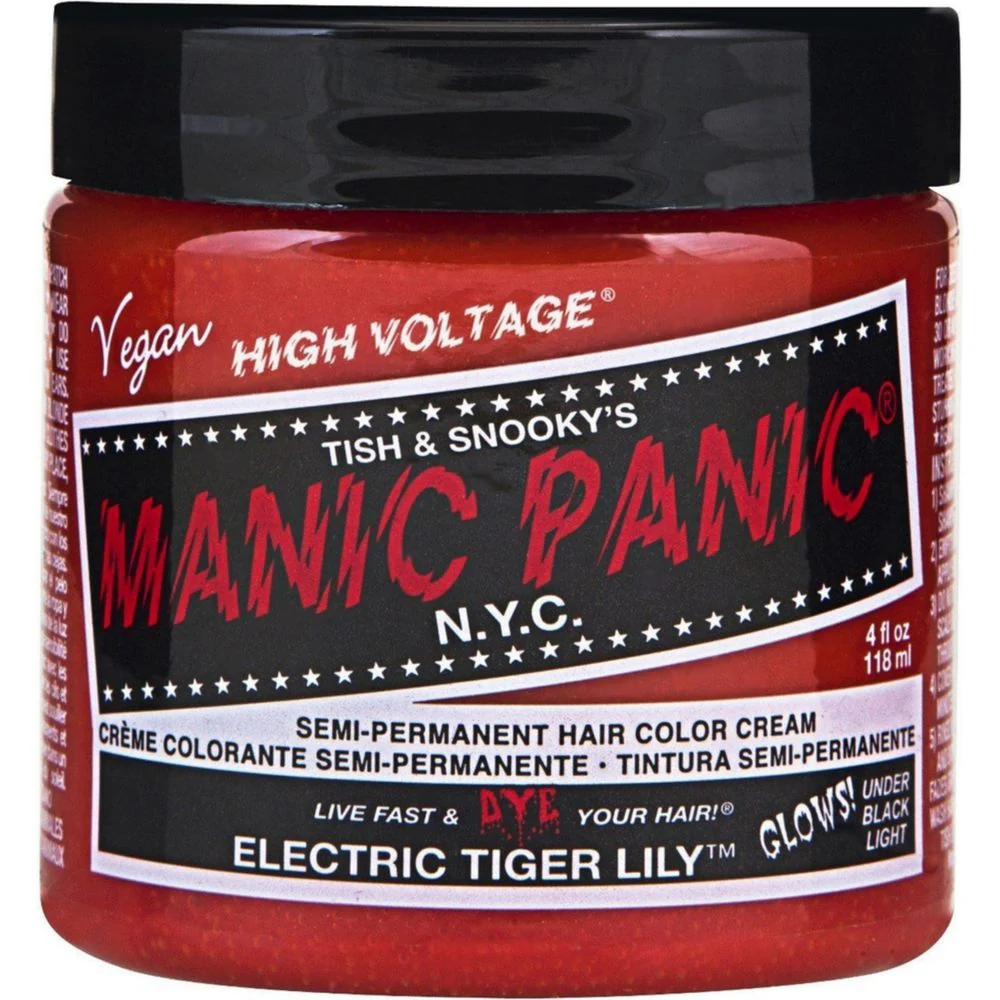 Manic Panic Creamtone Semi Permanent Hair Dye - Electric Tiger Lily 4oz