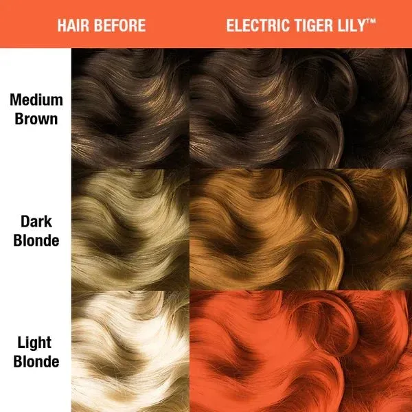 Manic Panic Creamtone Semi Permanent Hair Dye - Electric Tiger Lily 4oz - Image 4