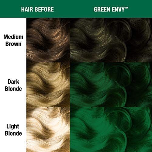 Manic Panic Creamtone Semi Permanent Hair Dye - Green Envy 4oz - Image 4