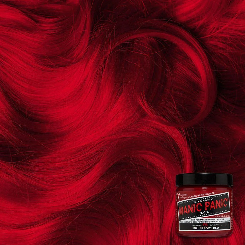 Manic Panic Creamtone Semi Permanent Hair Dye - Pillarbox Red 4oz - Image 2