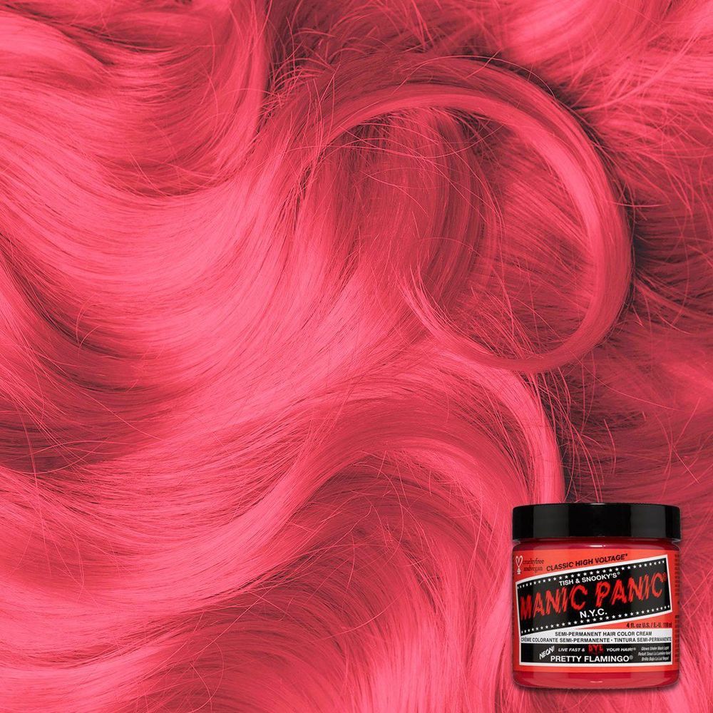 Manic Panic Creamtone Semi Permanent Hair Dye - Pretty Flamingo 4oz - Image 3