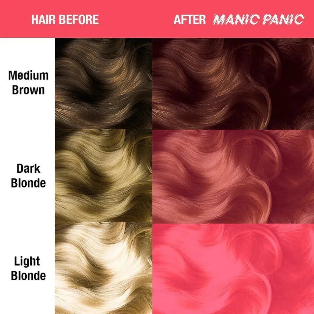 Manic Panic Creamtone Semi Permanent Hair Dye - Pretty Flamingo 4oz - Image 4