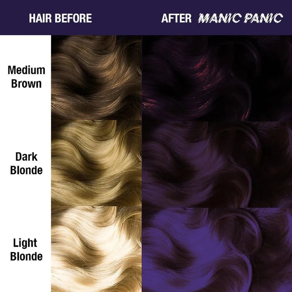 Manic Panic Creamtone Semi Permanent Hair Dye - Purple Haze 4oz - Image 3