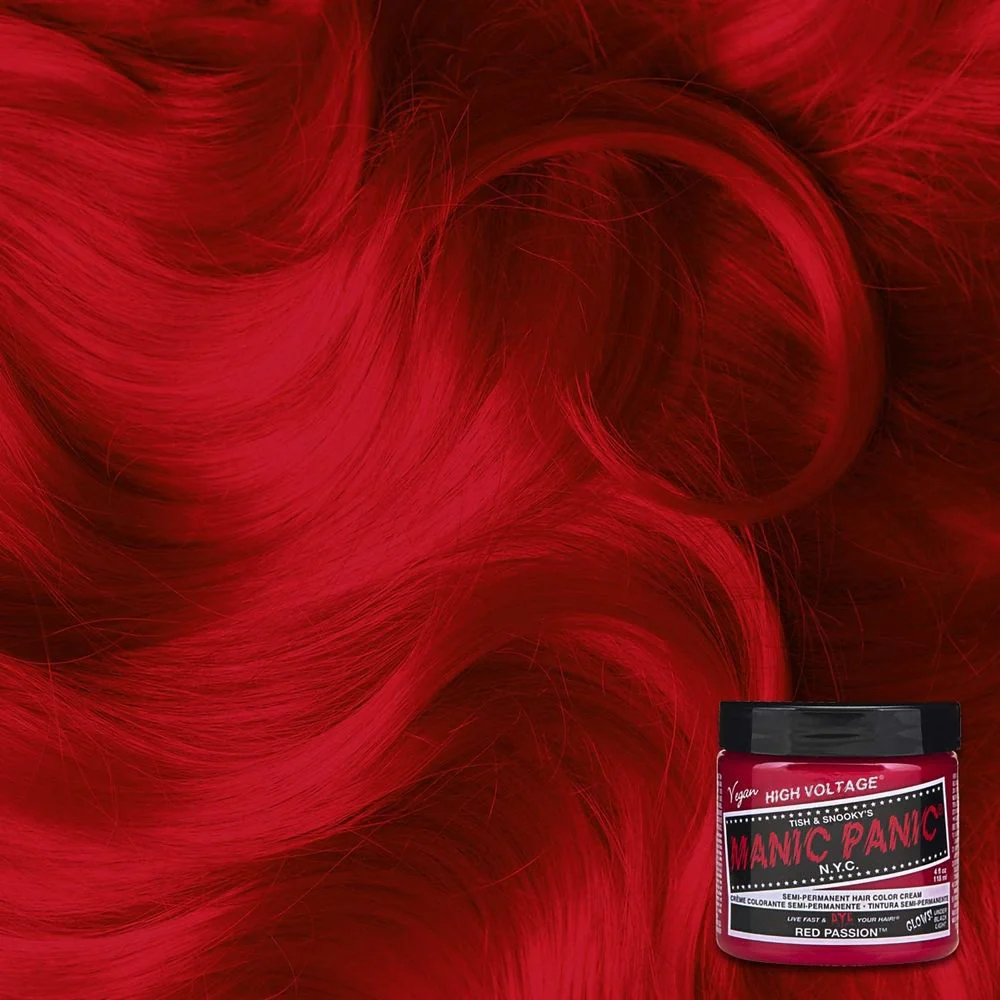Manic Panic Creamtone Semi Permanent Hair Dye - Red Passion 4oz - Image 3