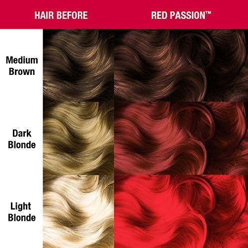 Manic Panic Creamtone Semi Permanent Hair Dye - Red Passion 4oz - Image 4