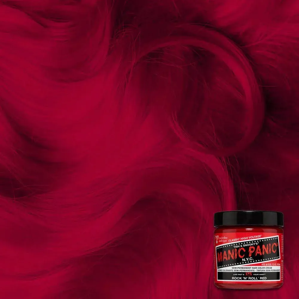 Manic Panic Creamtone Semi Permanent Hair Dye - Rock N Roll Red 4oz - Image 2