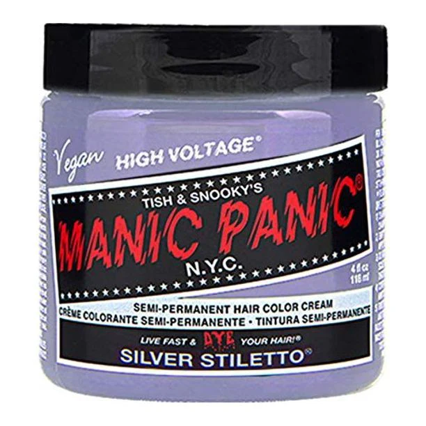 Manic Panic Creamtone Semi Permanent Hair Dye - Silver Stiletto 4oz