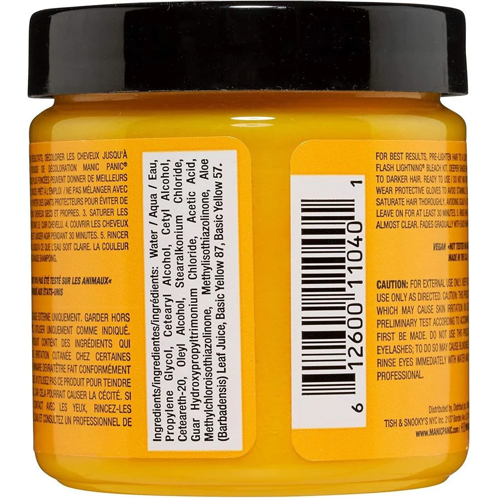 Manic Panic Creamtone Semi Permanent Hair Dye - Sunshine 4oz - Image 2