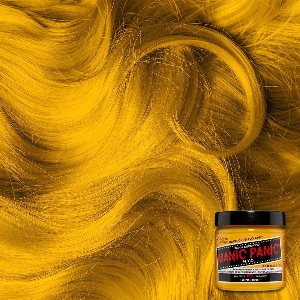 Manic Panic Creamtone Semi Permanent Hair Dye - Sunshine 4oz - Image 3