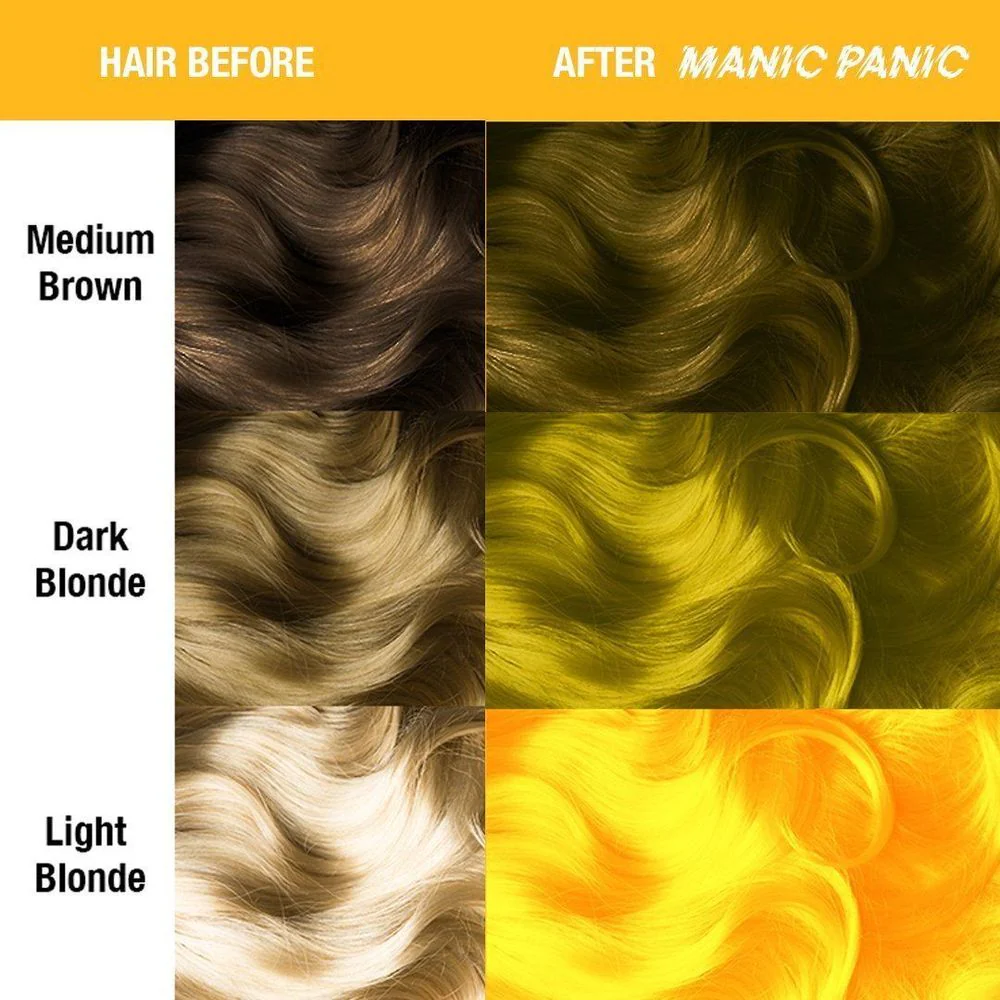 Manic Panic Creamtone Semi Permanent Hair Dye - Sunshine 4oz - Image 4
