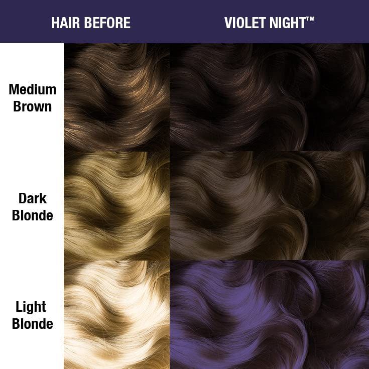 Manic Panic Creamtone Semi Permanent Hair Dye - Violet Night 4oz - Image 4