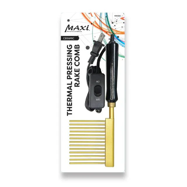 Maxi Professional Thermal Pressing Comb – Copper, Brass & Ceramic Variants - Image 10