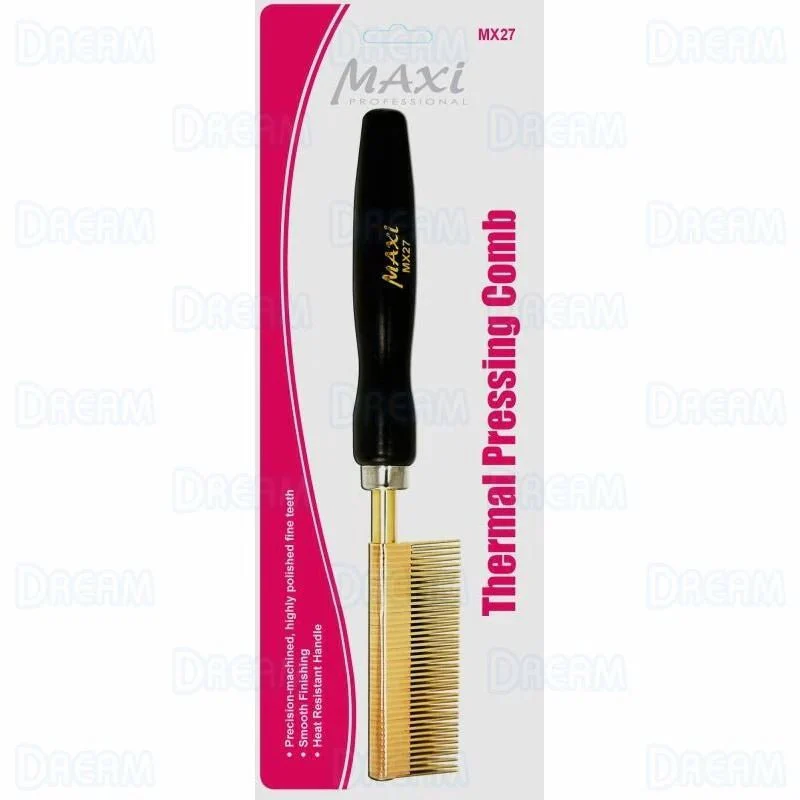 Maxi Professional Thermal Pressing Comb – Copper, Brass & Ceramic Variants - Image 3