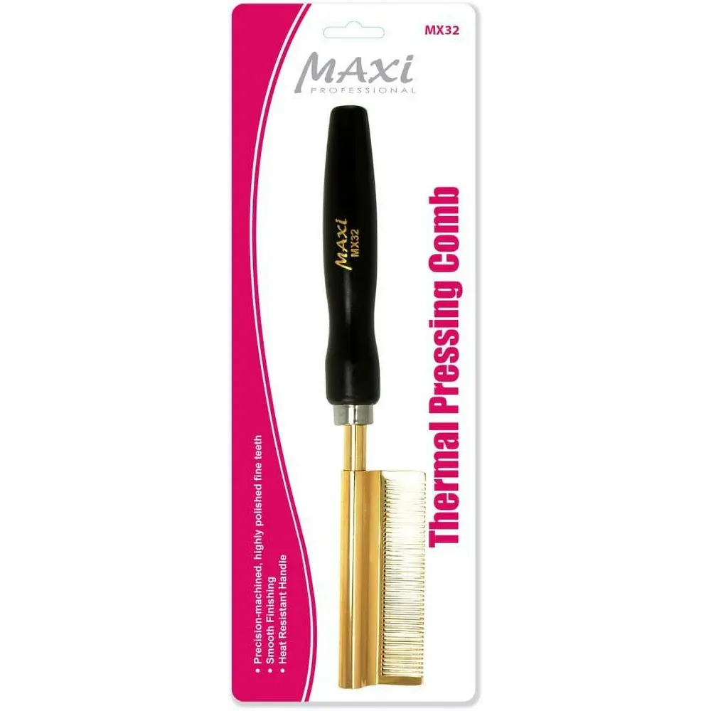 Maxi Professional Thermal Pressing Comb – Copper, Brass & Ceramic Variants - Image 5