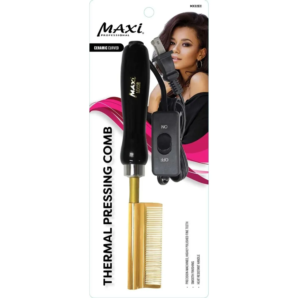 Maxi Professional Thermal Pressing Comb – Copper, Brass & Ceramic Variants - Image 6