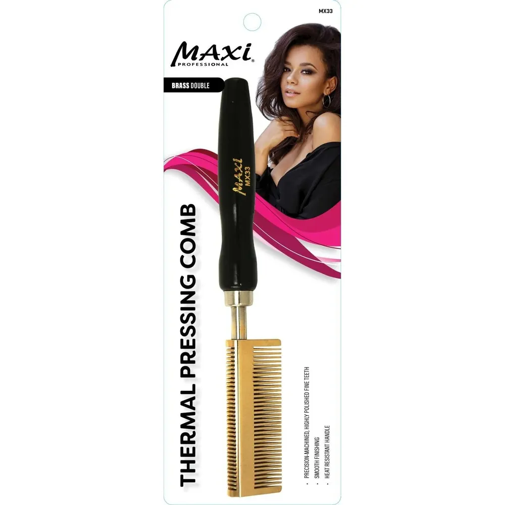 Maxi Professional Thermal Pressing Comb – Copper, Brass & Ceramic Variants - Image 7