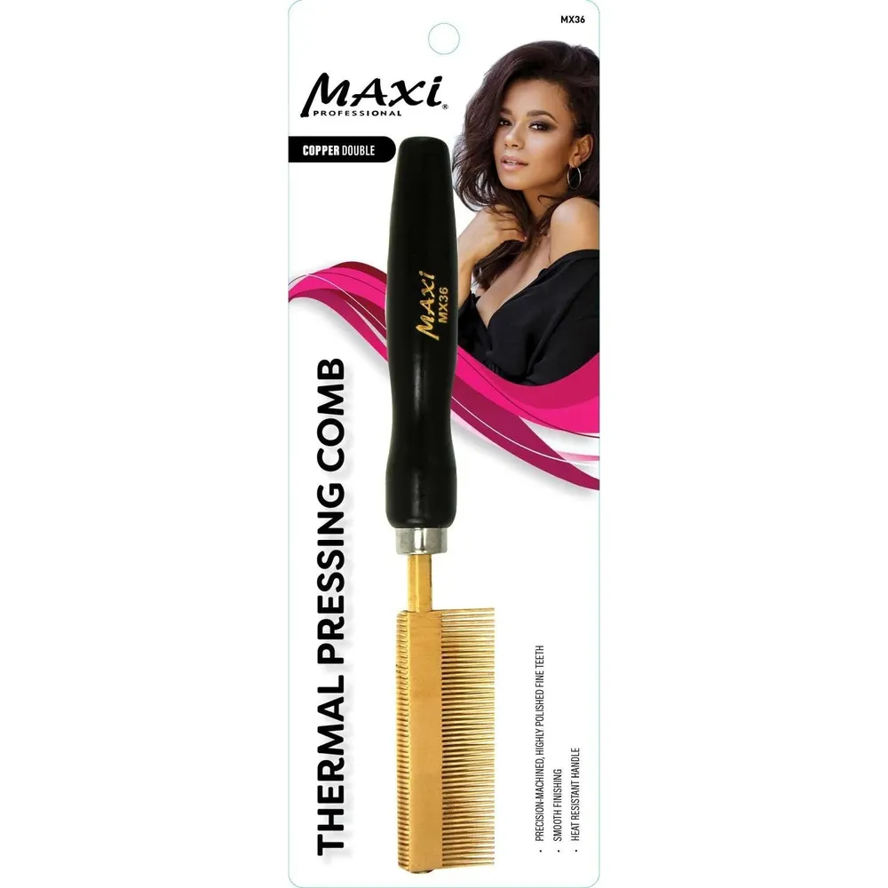 Maxi Professional Thermal Pressing Comb – Copper, Brass & Ceramic Variants - Image 9