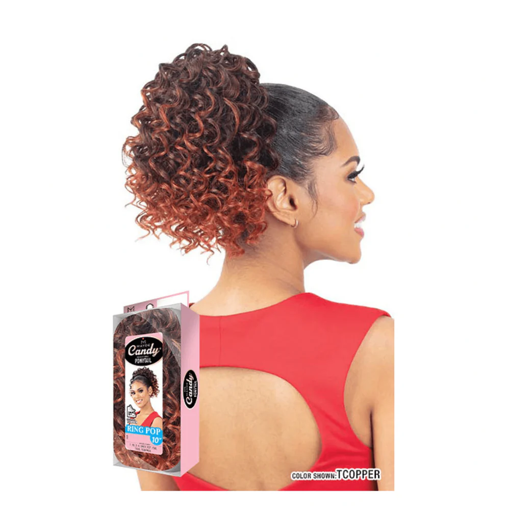 Mayde Beauty Candy Drawstring Ponytail β Ring Pop 10" - Image 2