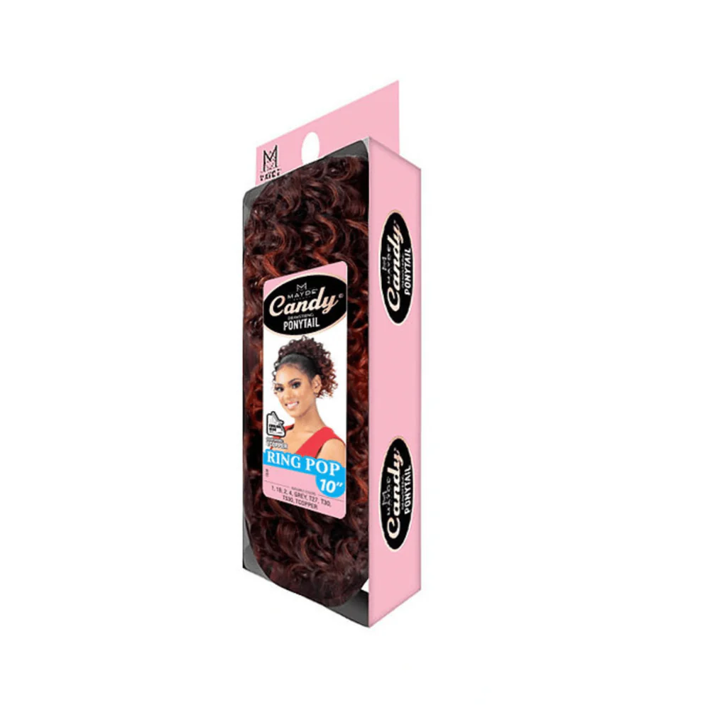 Mayde Beauty Candy Drawstring Ponytail β Ring Pop 10" - Image 3