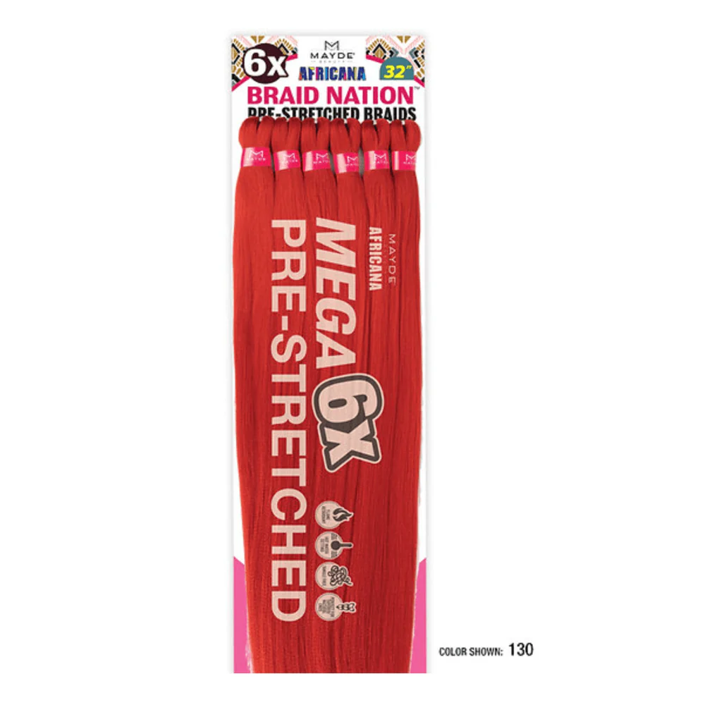 Mayde Beauty Synthetic Braiding Hair β 6X Braid Nation 32β³ - Image 10