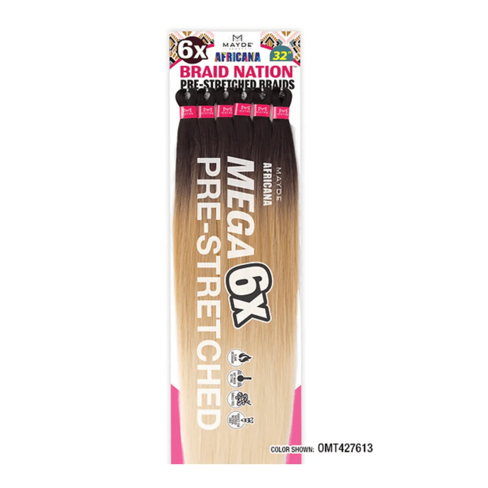 Mayde Beauty Synthetic Braiding Hair β 6X Braid Nation 32β³ - Image 12