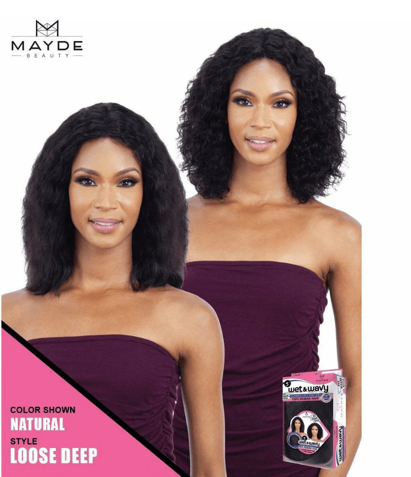 Mayde Beauty Wet & Wavy Human Hair Wig - Loose Deep - Image 3