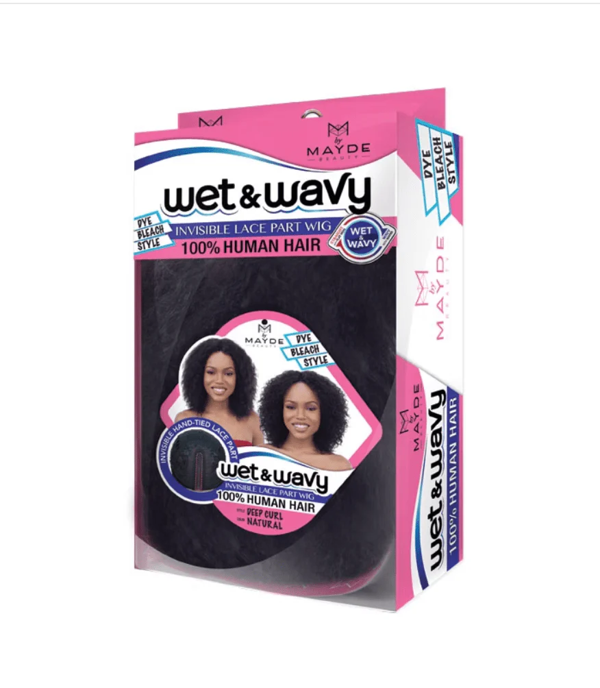 Mayde Beauty Wet & Wavy Human Hair Wig - Deep Curl - Image 3